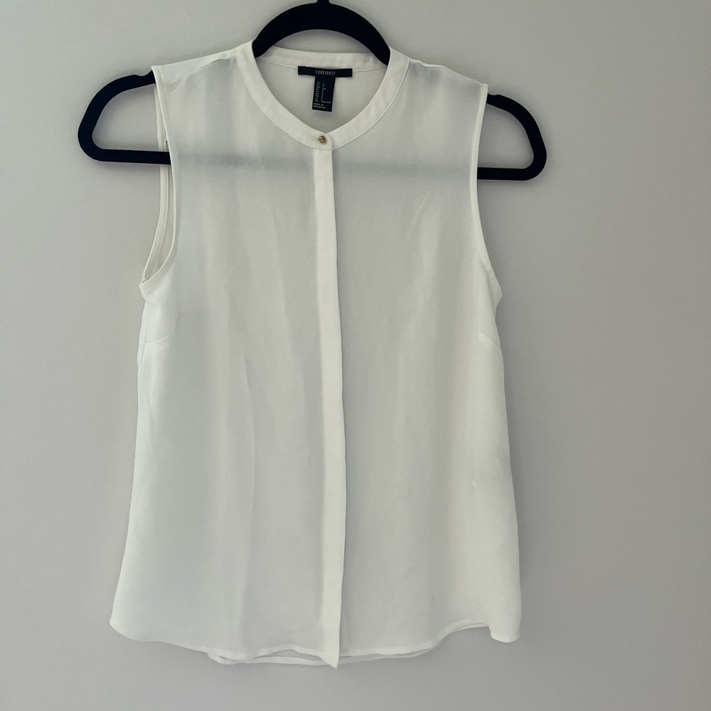 Forever 21 White Blouse
